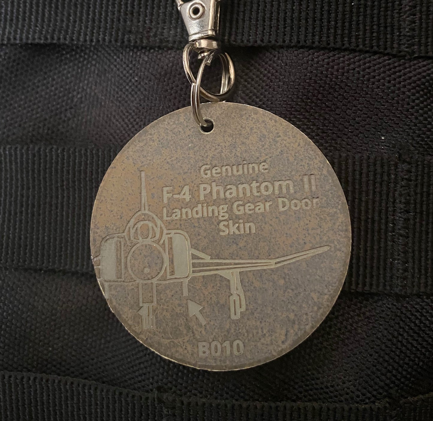 F-4 Phantom II Aircraft Skin Keychain/Luggage Tag - B010